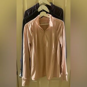 Lot of 4 Avia half zip tops (1st pic shows just 3 but I found the 4th one)